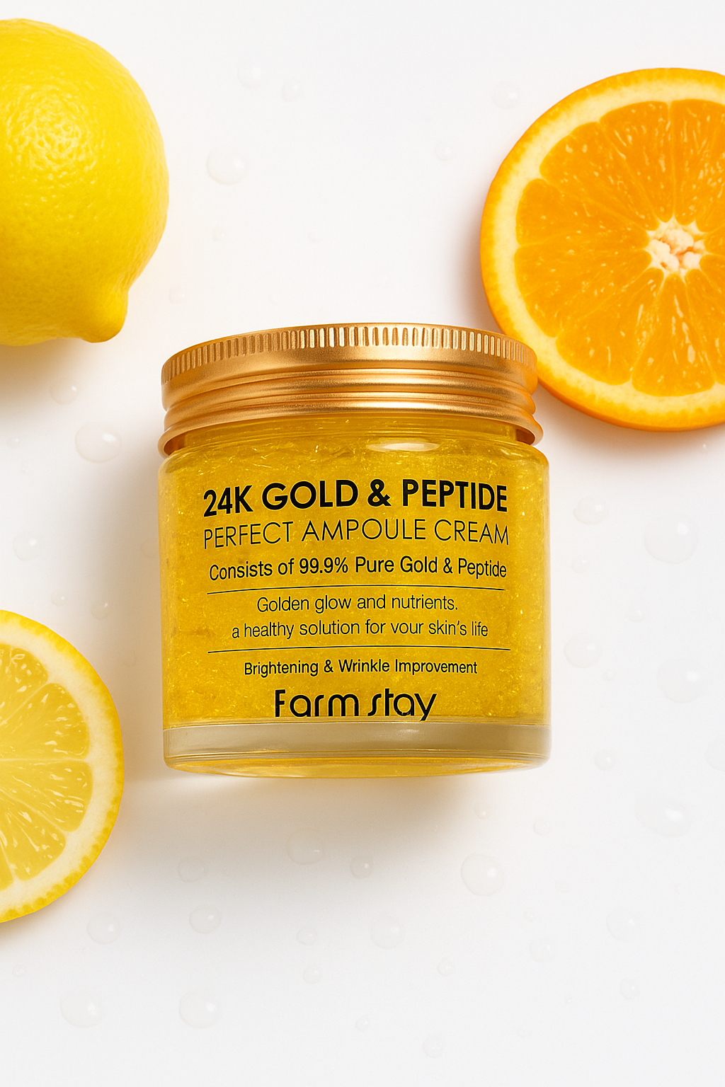 FarmStay 24K Gold & Peptide Perfect Ampoule Cream 80 ml