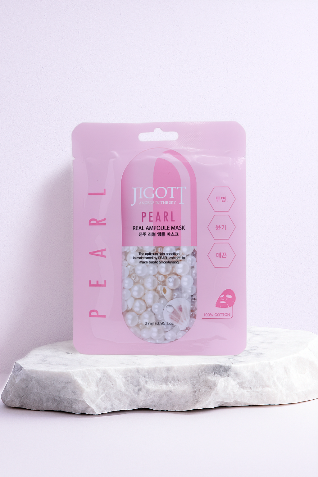 Jigott Pearl Real Ampoule Mask 27 ml