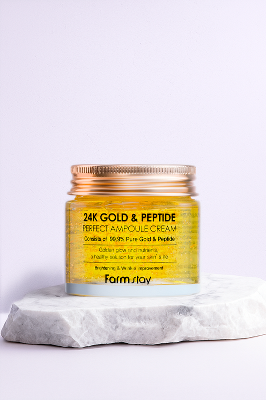 FarmStay 24K Gold & Peptide Perfect Ampoule Cream 80 ml