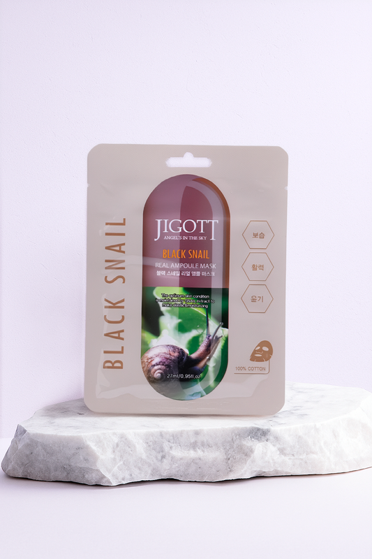Jigott Black Snail Real Ampoule Mask 27 ml